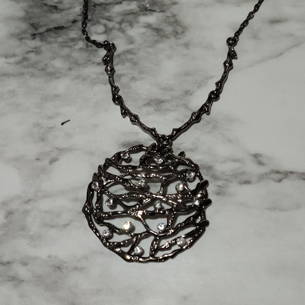 Cookie Lee Silver  Pendant Necklace